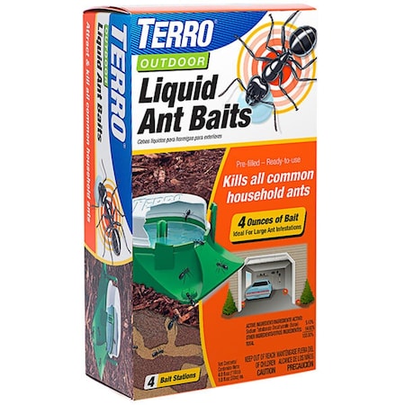 Woodstream Outdoor Liquid Ant Bait Stations, 4PK WO572918